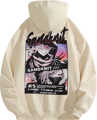 SandKnit 日漫角色字母印花寬鬆衛衣 男女通用 YX-TA232332 Buy SandKnit 日漫角色字母印花寬鬆衛衣 男女通用 YX-TA232332