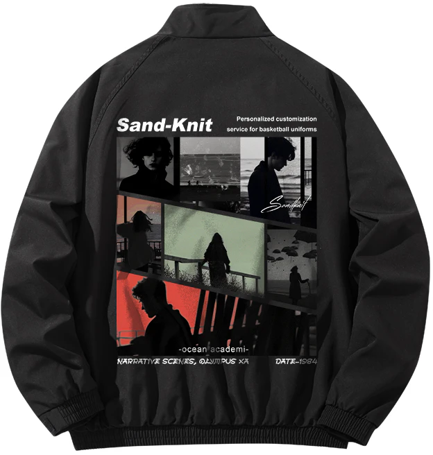 sand-knit-letter-logo-print-casual-loose-stand-collar-jacket-unisex-yx-233527