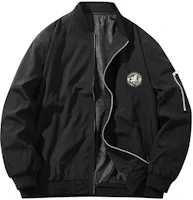 SandKnit Oversized Letter Eagle Logo Bomber Jacket Unisex YX-233434 SandKnit Oversized Letter Eagle Logo Bomber Jacket Unisex YX-233434