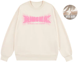 SandKnit Oversized Logo Graphic Crewneck Sweatshirt Unisex Casual Fleece SO-1818YH542 SandKnit Oversized Logo Graphic Crewneck Sweatshirt Unisex Casual Fleece SO-1818YH542