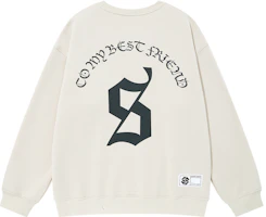 SandKnit Oversized Retro Letter Print Crewneck Sweatshirt - Unisex Casual Style SD-TH223204 SandKnit Oversized Retro Letter Print Crewneck Sweatshirt - Unisex Casual Style SD-TH223204