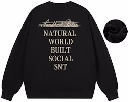 SandKnit Roman Architecture Print Loose Fit Fleece Pullover Sweatshirt Unisex WW034336 SandKnit Roman Architecture Print Loose Fit Fleece Pullover Sweatshirt Unisex WW034336