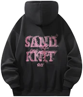 SandKnit Smoke Letter Logo Oversized Hoodie Zip-Up Unisex Casual Streetwear. YX-1820-YH717 SandKnit Smoke Letter Logo Oversized Hoodie Zip-Up Unisex Casual Streetwear. YX-1820-YH717