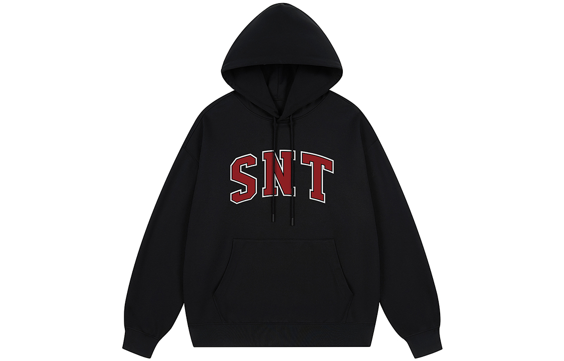 SandKnit Unisex Oversized Hoodie with American Letter Logo Print WW034270
