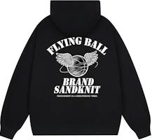 SandKnit Wing Logo Print Heavyweight Oversized Hoodie Unisex Pullover YX-1819-YH761 SandKnit Wing Logo Print Heavyweight Oversized Hoodie Unisex Pullover YX-1819-YH761