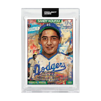 Sandy Koufax 1955 Topps Project 2020 Andrew Thiele /2149 #49