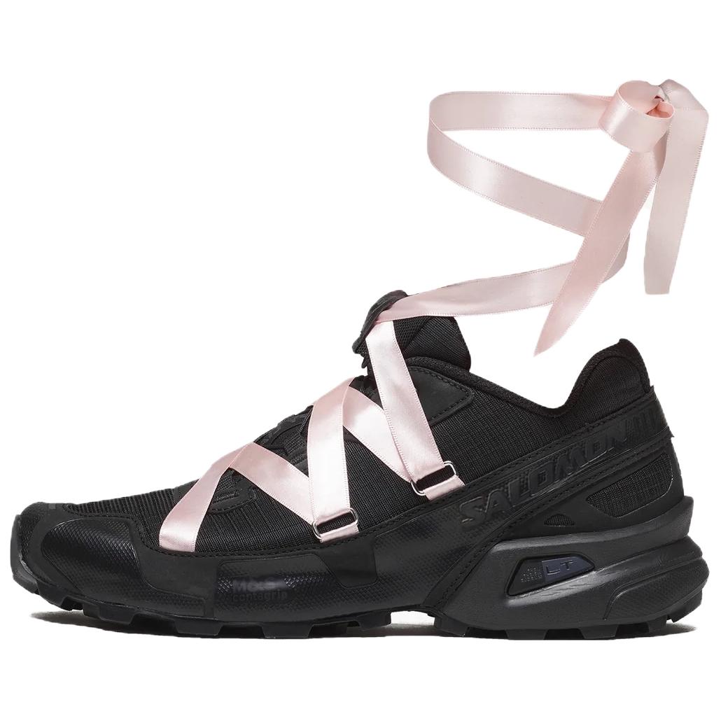 Sandy Liang x Salomon Speedcross 3 Black Pink Retro Trail Running Shoes . 476195