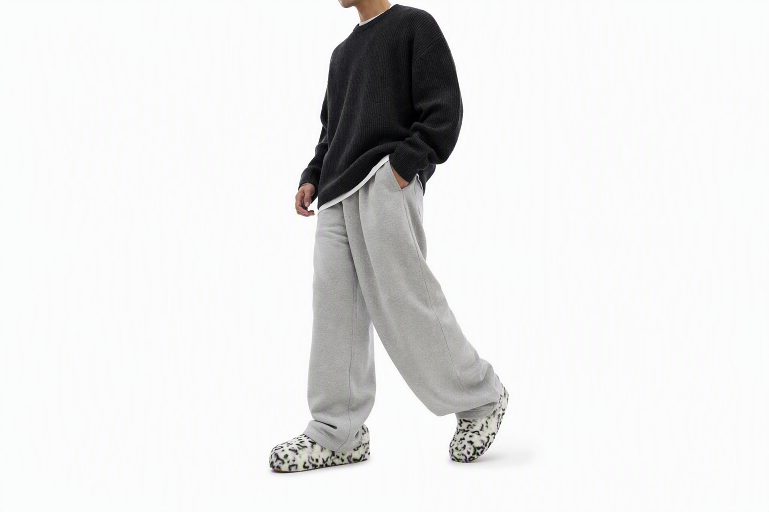 Order Sandy Liang x Vans 经典平底鞋 '毛绒豹纹' VN0A3JEZWVZ