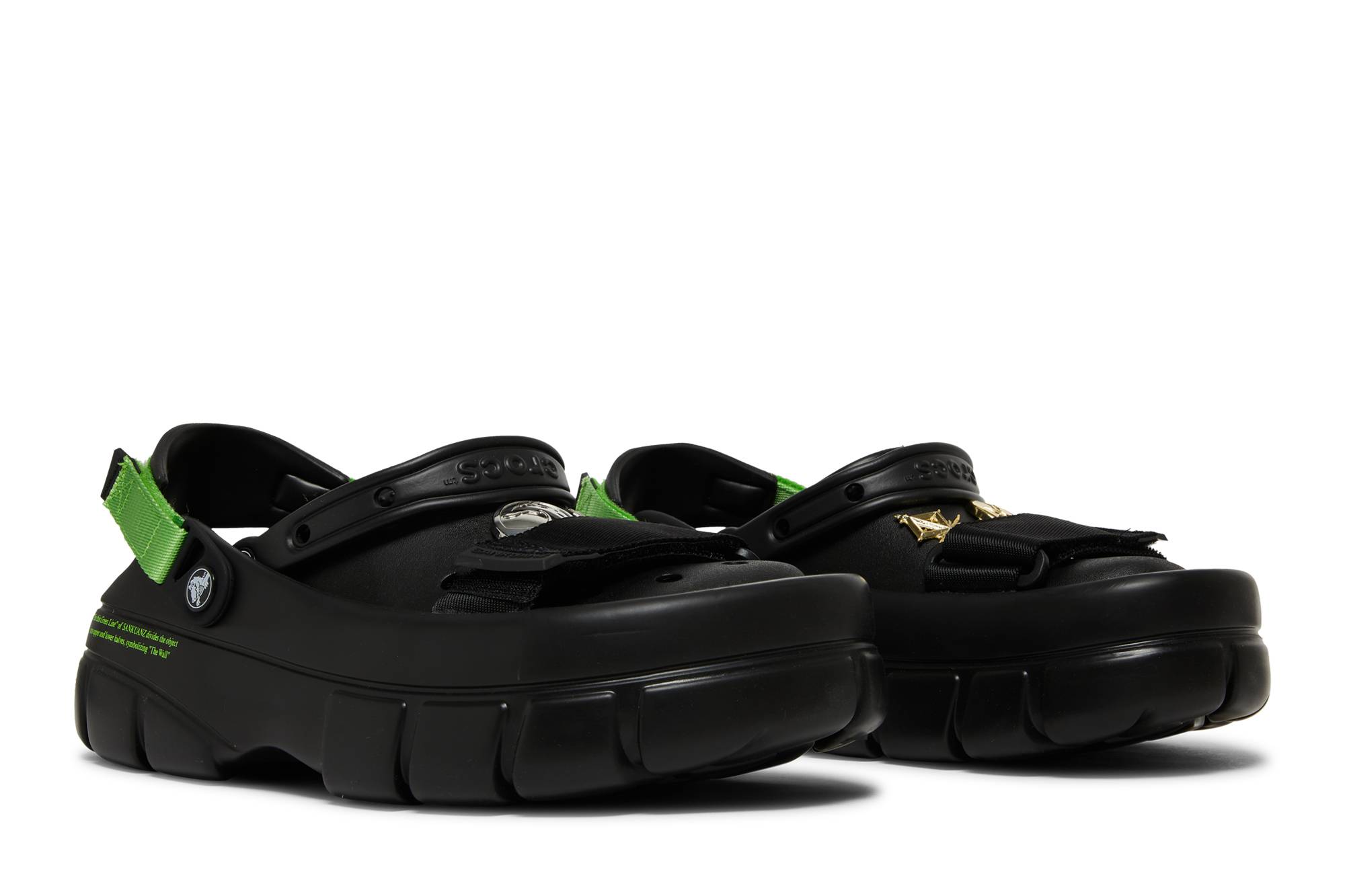 Cheap サンクアンズ×クロックス クラシック クロッグ (黒) 206900-001