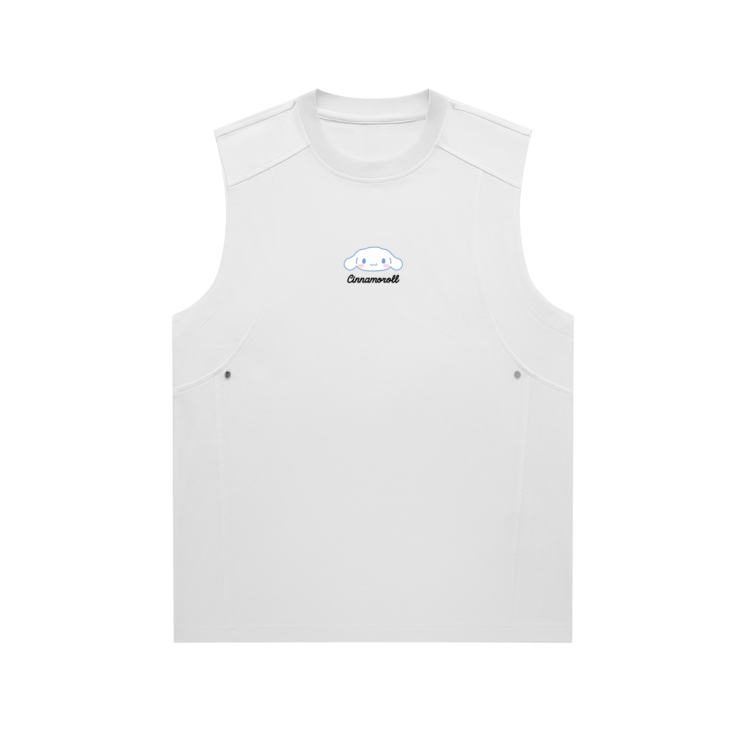 Sanrio Cinnamoroll Cartoon Print Casual Unisex Cotton Tank Top Sleeveless WYQ-32051-YGGX11
