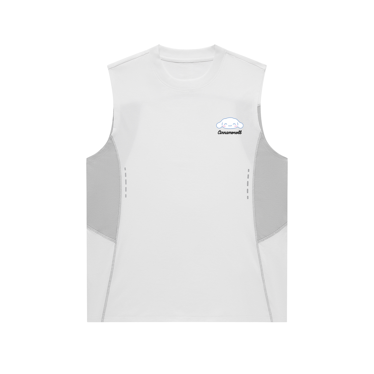 Sanrio Cinnamoroll Dopamine Ice Silk Quick-Dry Gym Tank Cartoon Unisex Vest. WYQ-32052-YGGN16
