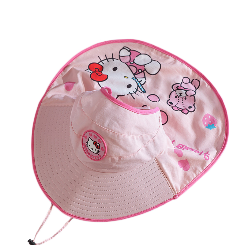 Sanrio Hello Kitty UV Protection Sun Hat - Outdoor Travel Unisex Visor Cap. PJM-05