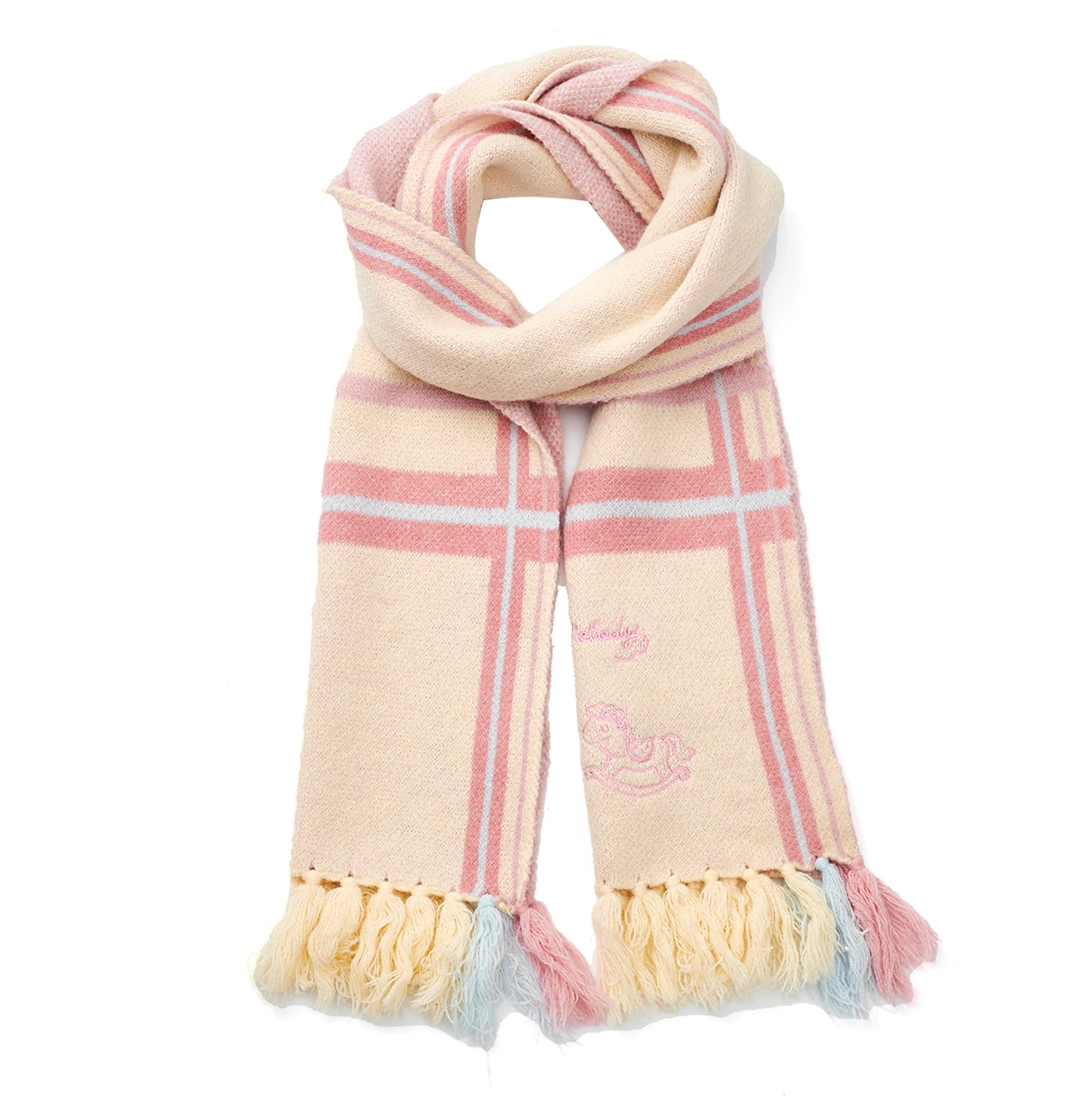 sanrio-my-melody-cinnamoroll-kuromi-tassel-warm-travel-scarf-unisex-plush-design-zm-1054