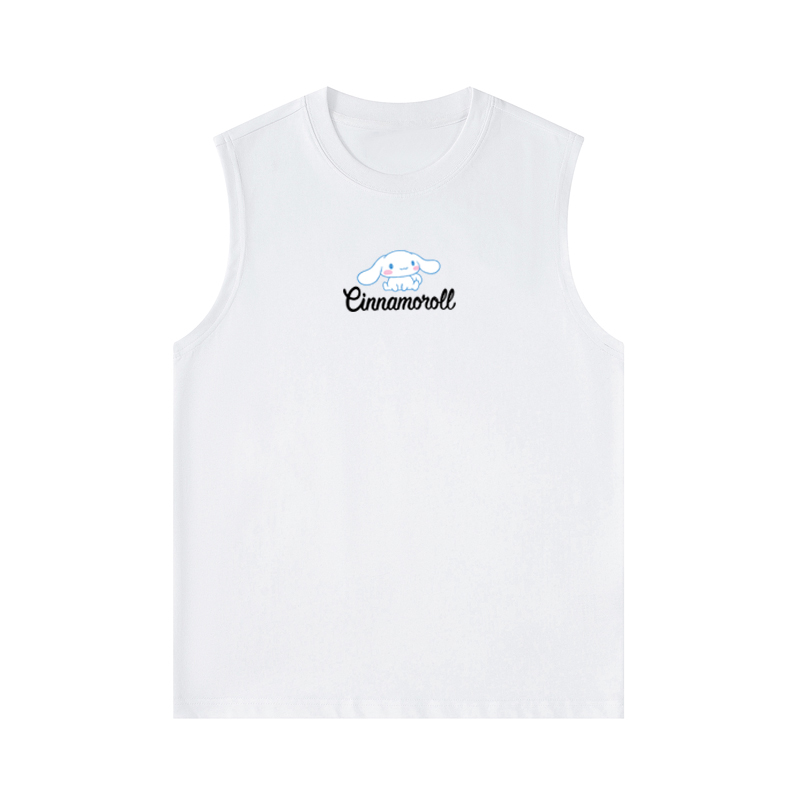 Sanrio x Cinnamoroll Graphic Tank Top Unisex Casual Streetwear Sleeveless Tee WYQ-10-YGGYC88