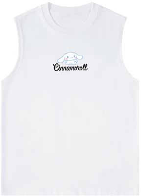 Sanrio x Cinnamoroll Graphic Tank Top Unisex Casual Streetwear Sleeveless Tee WYQ-10-YGGYC88 Buy Sanrio x Cinnamoroll Graphic Tank Top Unisex Casual Streetwear Sleeveless Tee WYQ-10-YGGYC88