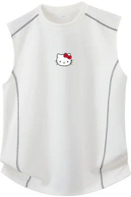 Sanrio x Hello Kitty Classic Sleeveless Sports Tank Unisex KT-BL3601A Buy Sanrio x Hello Kitty Classic Sleeveless Sports Tank Unisex KT-BL3601A