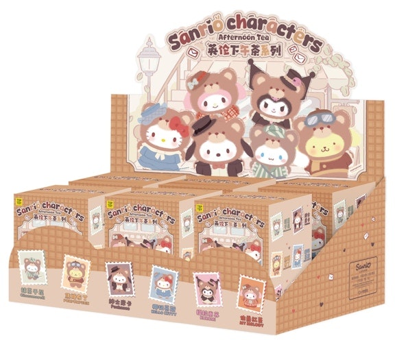 sanrio-x-miniso-top-toy-afternoon-tea-series-vinyl-plush-keychains-sealed-case-6-blind-box