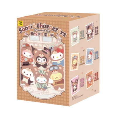 Sanrio Miniso Top Toy Afternoon Tea Series Vinyl Plush Keychains Single Blind Box