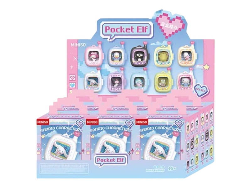 Sanrio x Miniso Top Toy Character Pocket Elf Series Pendant Sealed Case (9 Blind Box)