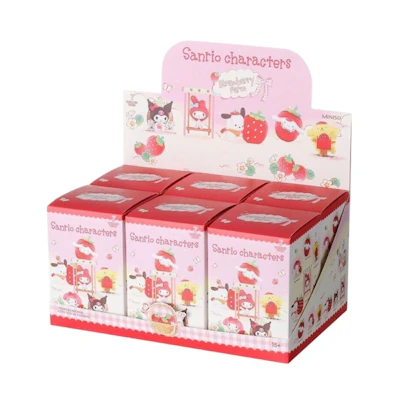 Sanrio Miniso Top Toy Character Strawberry Farm Series Figure Sealed Case (6 Blind Box)