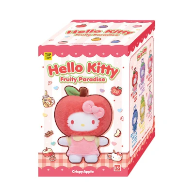 Sanrio Miniso Top Toy Fruity Paradise Vinyl Plush Keychain Single Blind Box