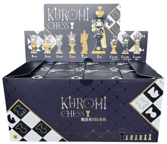 sanrio-x-miniso-top-toy-kuromi-chess-series-figures-sealed-case-8-blind-box
