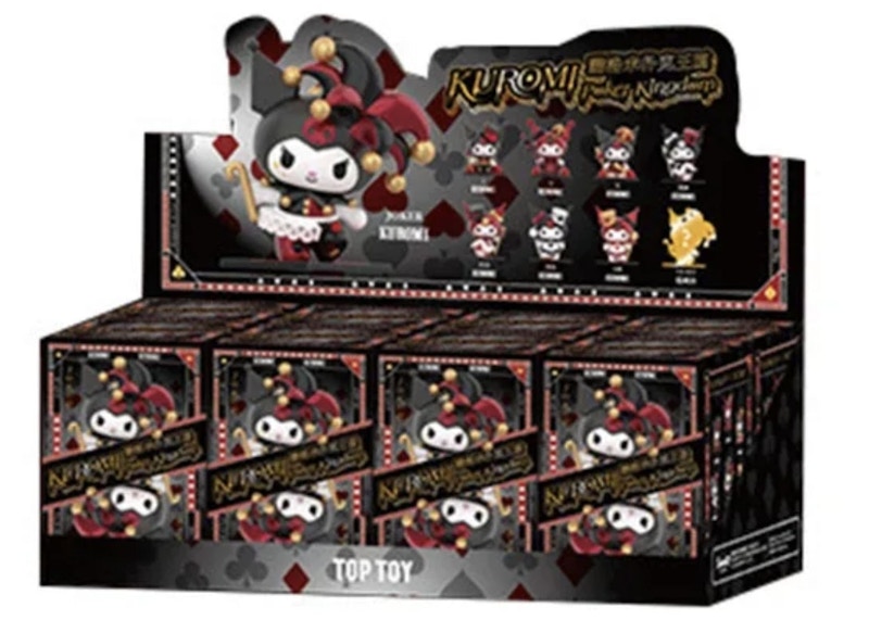 Sanrio x Miniso Top Toy Kuromi Poker Kingdom Series Sealed Case (8 Blind Box)