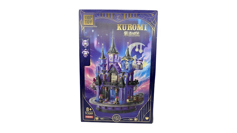 Sanrio x Miniso Top Toy Kuromi Purple Crystal Castle Building Blocks TC3201 Figure
