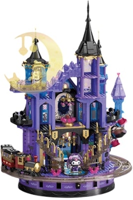 三丽鸥x名创优品酷露米紫晶城堡积木套装TC3201公仔 Lookbook 三丽鸥x名创优品酷露米紫晶城堡积木套装TC3201公仔