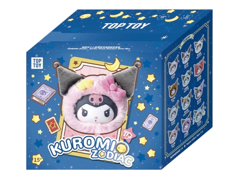 Sanrio x Miniso Top Toy Kuromi Zodiac Series Vinyl Plush Single Blind Box