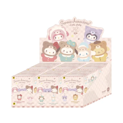 Sanrio Miniso Top Toy Latte Baby Vinyl Plush Keychains Sealed Case (6 Blind Box)