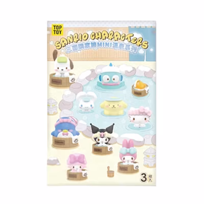 Sanrio Miniso Top Toy MINI Hot Spring Single Blind Box