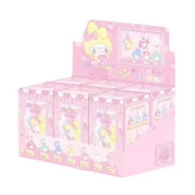 Sanrio Miniso Top Toy My Melody 50th Anniversary Milk Candy Series Plush Keychains Sealed Case (6 Blind Box)
