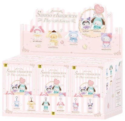 Sanrio x 名创优品 顶级玩具猫咪系列毛绒钥匙链盲盒整盒装(6盒) Buy Sanrio x 名创优品 顶级玩具猫咪系列毛绒钥匙链盲盒整盒装(6盒)