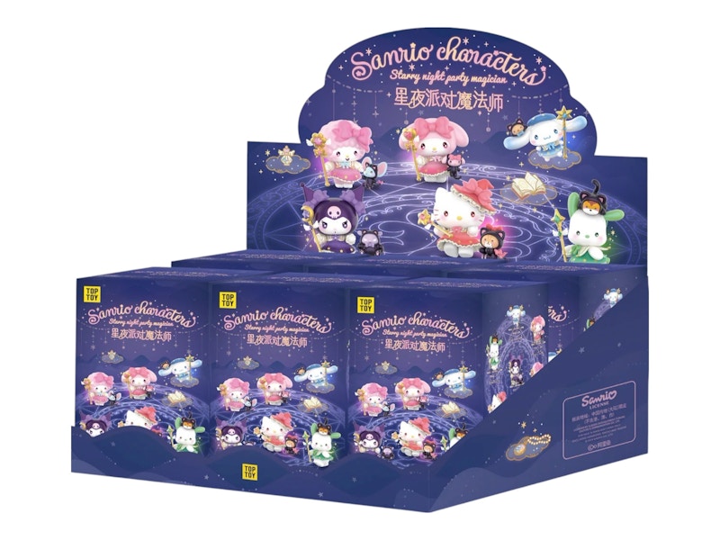 Sanrio x Miniso Top Toy Starry Night Party Magician Series Figure Sealed Case (6 Blind Box)