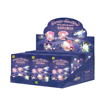 Sanrio Miniso Top Toy Starry Night Party Magician Series Figure Sealed Case (6 Blind Box)