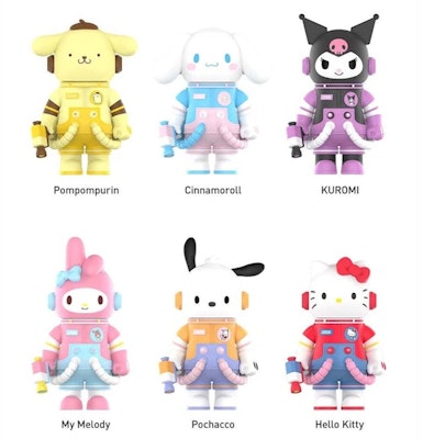 Sanrio x Pop Mart Mega Space Molly Sanrio Characters Series Sealed (6 Blind Boxes) 400% Set Order Sanrio x Pop Mart Mega Space Molly Sanrio Characters Series Sealed (6 Blind Boxes) 400% Set