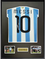 Sanwei 2010 World Cup Argentina Messi Signed Jersey Framed w/ SA Certificate Soccer Fan. 6822692 Sanwei 2010 World Cup Argentina Messi Signed Jersey Framed w/ SA Certificate Soccer Fan. 6822692