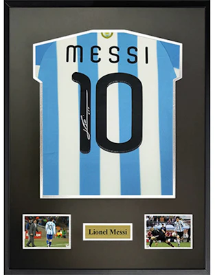 Sanwei 2010 World Cup Argentina Messi Signed Jersey Framed w/ SA Certificate Soccer Fan. 6822692 Buy Sanwei 2010 World Cup Argentina Messi Signed Jersey Framed w/ SA Certificate Soccer Fan. 6822692