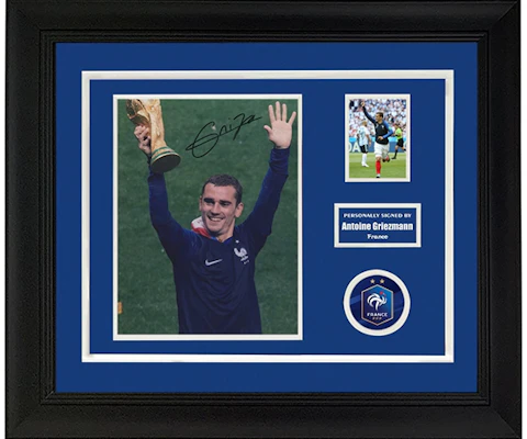 Sanwei Antoine Griezmann Signed Photo 2018 World Cup France Champ Framed w/ COA. SW24Q2730 Buy Sanwei Antoine Griezmann Signed Photo 2018 World Cup France Champ Framed w/ COA. SW24Q2730
