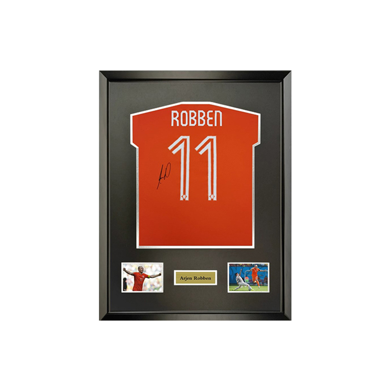Buy Sanwei Arjen Robben 2014 World Cup Netherlands Signed Away Jersey with SA Certificate. 7385150