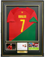 Sanwei Cristiano Ronaldo Autographed World Cup Jersey with COA & Framed (Unisex). SW23Q-6498603 Sanwei Cristiano Ronaldo Autographed World Cup Jersey with COA & Framed (Unisex). SW23Q-6498603