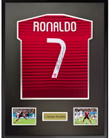 Sanwei Cristiano Ronaldo Signed Portugal 2014 World Cup Jersey with SA Certificate Framed SW24Q1296 Sanwei Cristiano Ronaldo Signed Portugal 2014 World Cup Jersey with SA Certificate Framed SW24Q1296