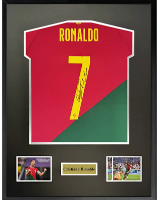 Sanwei Cristiano Ronaldo Signed Portugal Jersey 2022 World Cup Fan Version Framed with COA SW23Q4033 Buy Sanwei Cristiano Ronaldo Signed Portugal Jersey 2022 World Cup Fan Version Framed with COA SW23Q4033