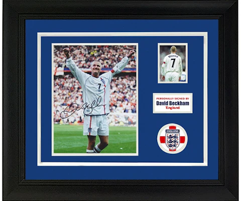 Sanwei David Beckham Signed England 2002 World Cup Photo Framed with SA Certificate. SW24Q1608 Buy Sanwei David Beckham Signed England 2002 World Cup Photo Framed with SA Certificate. SW24Q1608