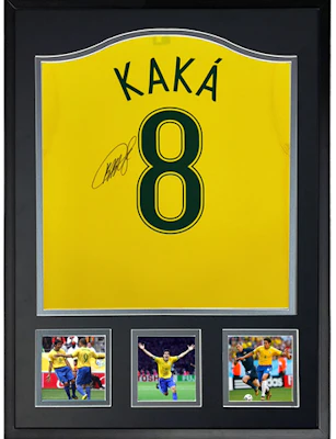 Sanwei Kaka Signed Brazil 2006 World Cup Jersey with Frame and SA Certificate. SW24Q1352 Buy Sanwei Kaka Signed Brazil 2006 World Cup Jersey with Frame and SA Certificate. SW24Q1352