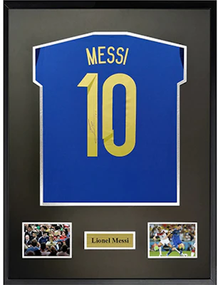 Sanwei Lionel Messi Signed Argentina 2014 World Cup Away Jersey Framed with SA COA 6823763 Buy Sanwei Lionel Messi Signed Argentina 2014 World Cup Away Jersey Framed with SA COA 6823763