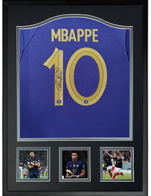 Sanwei Mbappé Signed France 2022 World Cup Jersey Framed with SA Certificate 7224954 Buy Sanwei Mbappé Signed France 2022 World Cup Jersey Framed with SA Certificate 7224954