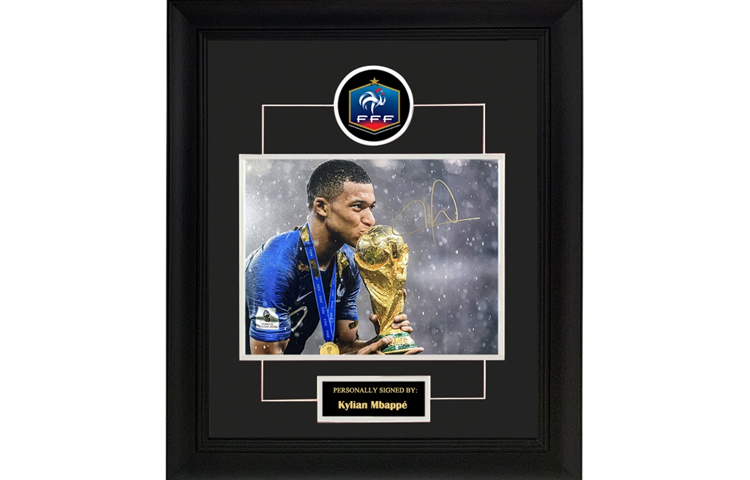 Sanwei Sanei Collectibles Mbappé Signed Framed Photo with SA Certificate - 2018 World Cup. SW24Q1555