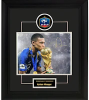 Sanwei Sanei Collectibles Mbappé Signed Framed Photo with SA Certificate - 2018 World Cup. SW24Q1555 Sanwei Sanei Collectibles Mbappé Signed Framed Photo with SA Certificate - 2018 World Cup. SW24Q1555